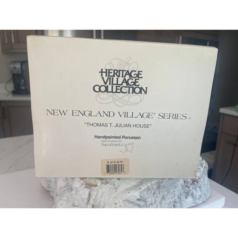 Dept 56 New England Village THOMAS T JULIAN House 56569 Heritage Village 1995 - Picture 6 of 7